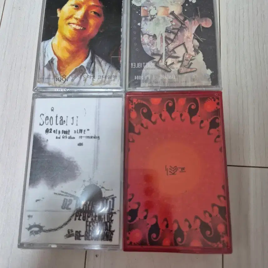 [BUNJANG] Yoo Jae-ha & Seo Taiji Cassette Tape 4-Set (Sealed) / 미개봉 유재하, 서태지 카세트 테이프 4개 세트