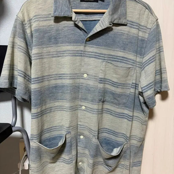 [BUNJANG] RRL Striped Jersey Short-Sleeve Shirt / RRL 스트라이프 저지 반소매셔츠