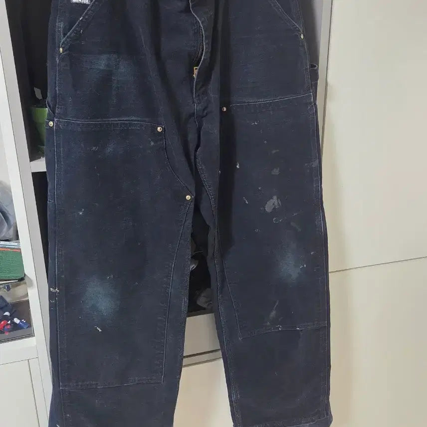 [BUNJANG] Carhartt 125th Anniversary Work Pants Dark Navy / 칼하트 125주년 워크팬츠 다크네이비