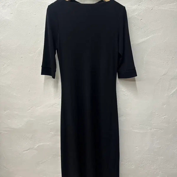 [BUNJANG] DECO Women's Half-Sleeve Dress Black / 상태최상) 데코 여 원피스 블랙/인견혼방/반팔 55
