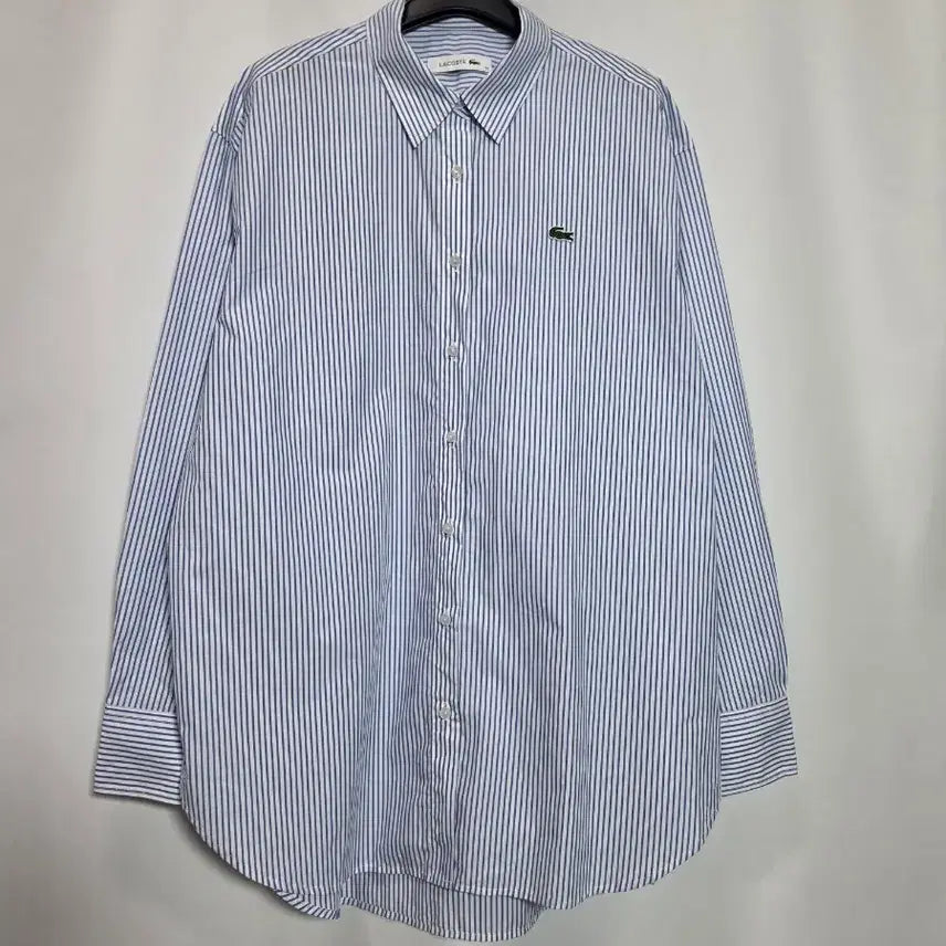 [BUNJANG] Lacoste Cotton Relaxed Fit Shirt Women's / 라코스테 코튼 릴렉스핏 셔츠 여성