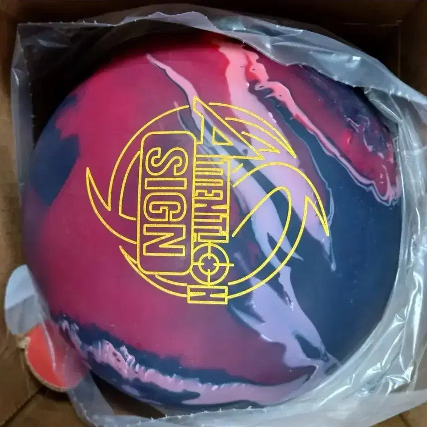 [BUNJANG] Lotto Grip Attention Signed Bowling Ball / 택배무료 15.2파운드 공인구 로또그립 어텐션 싸인 새볼링공