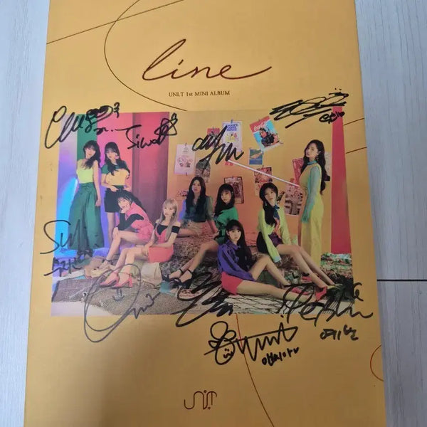 [BUNJANG] UNL.T 1st Mini Album 'LINE' Signed Album / 친필사인 유니트 UNL.T 1st MINI ALBUM