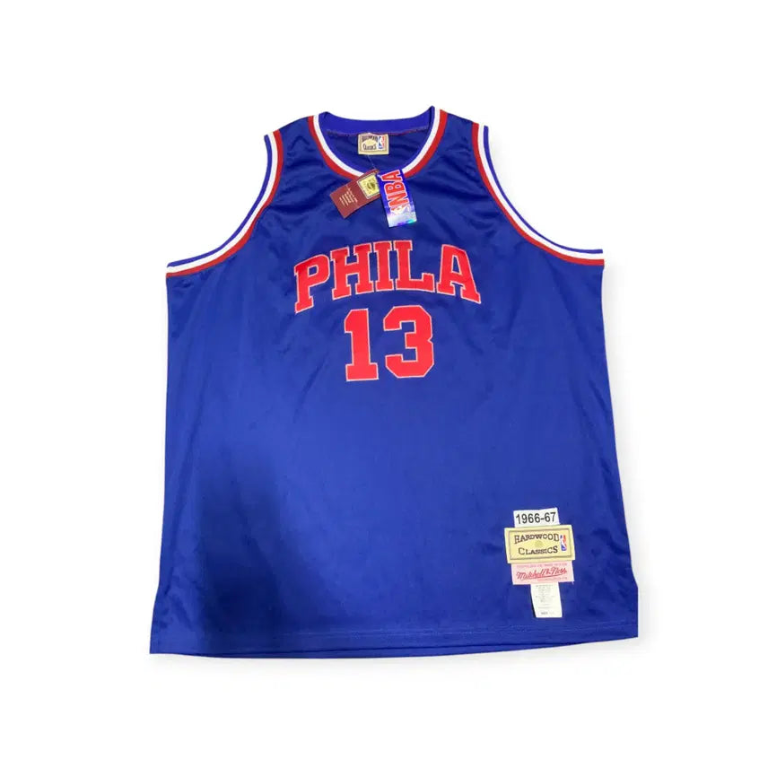 [BUNJANG] Mitchell & Ness Philadelphia 76ers 1966-67 Retro Basketball Jersey / 52)미첼앤네스 필라델피아76ers 1966-67 복각 농구유니폼