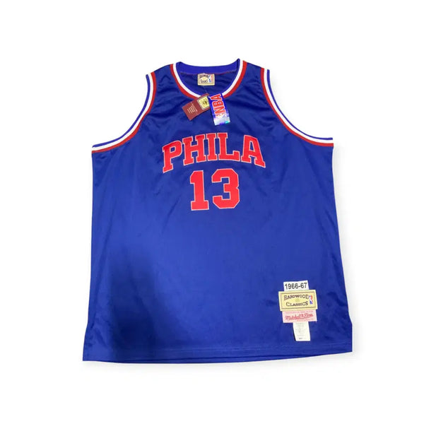 [BUNJANG] Mitchell & Ness Philadelphia 76ers 1966-67 Retro Basketball Jersey / 52)미첼앤네스 필라델피아76ers 1966-67 복각 농구유니폼