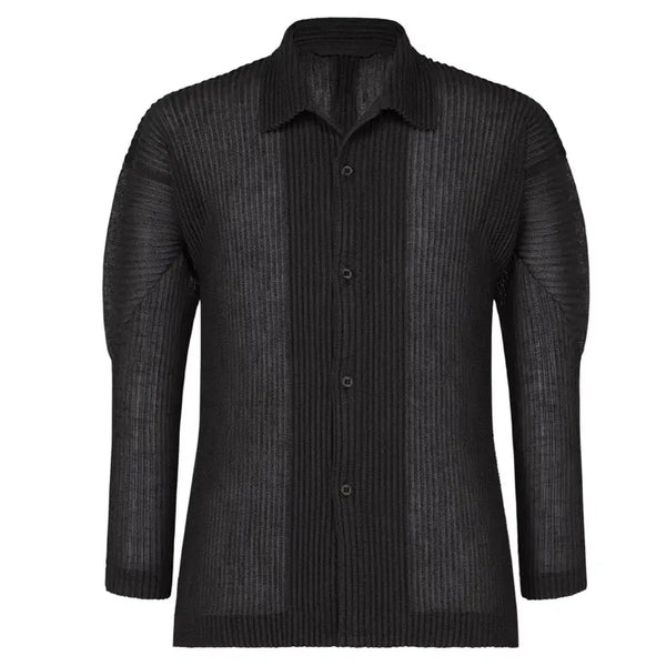 [BUNJANG] Homme Plissé July Rustic Mesh Open Collar Shirt / 옴므플리세 7월 Rustic Mesh Open Collar Shirt -