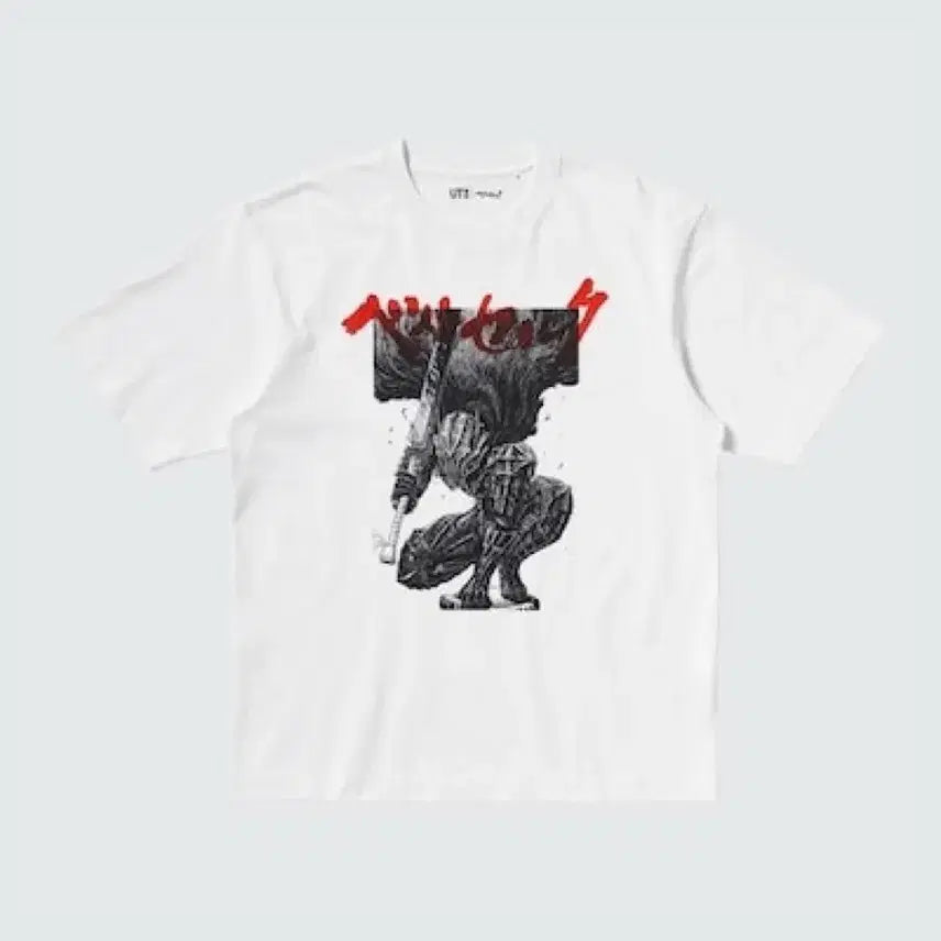 [BUNJANG] Uniqlo UT Berserk Short Sleeve T-Shirt White L / [L] 유니클로 UT 베르세르크 반팔 티셔츠 화이트