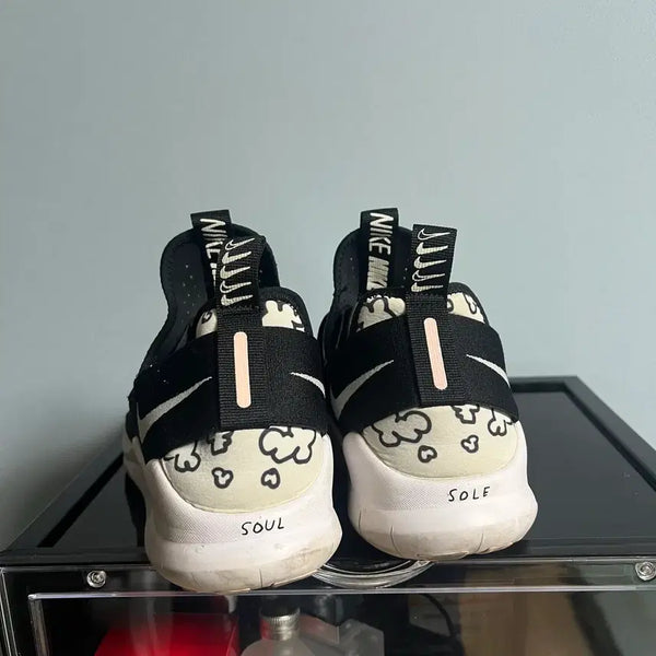 [BUNJANG] Nike Free Run "Black Cloud" Pattern Sneakers / 나이키 프리런 (프리) 운동화 블랙 클라우드 패턴