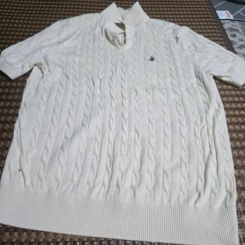 [BUNJANG] BEVERLY HILLS POLO CLUB Cable Knit Sweater / (옷장정리)BEVERLY HILLS POLO CLUB 케이블 니트 아이보