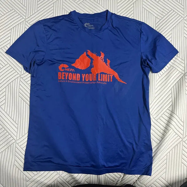 [BUNJANG] Nepa Functional Half-Sleeve T-Shirt Blue / 네파 기능성 반팔 105 반팔티 셔츠 트레이닝복 블루 파랑