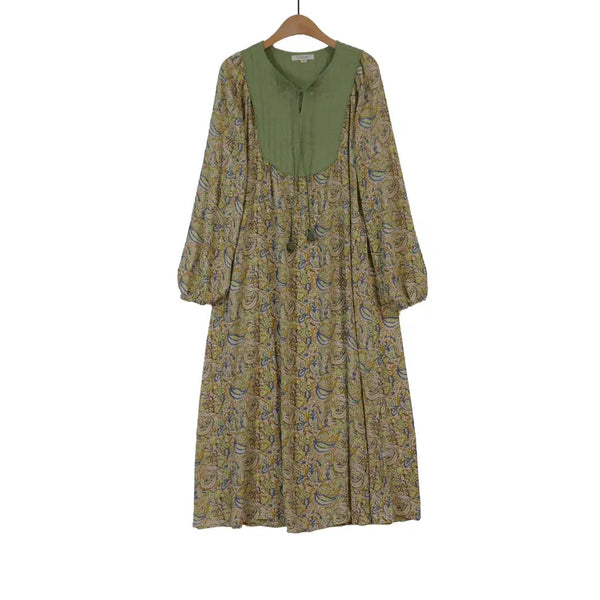 [BUNJANG] Thursday Island Paisley Long Dress / Thursday Island 페이즐리 롱원피스 S 보헤미안 태슬 원피스