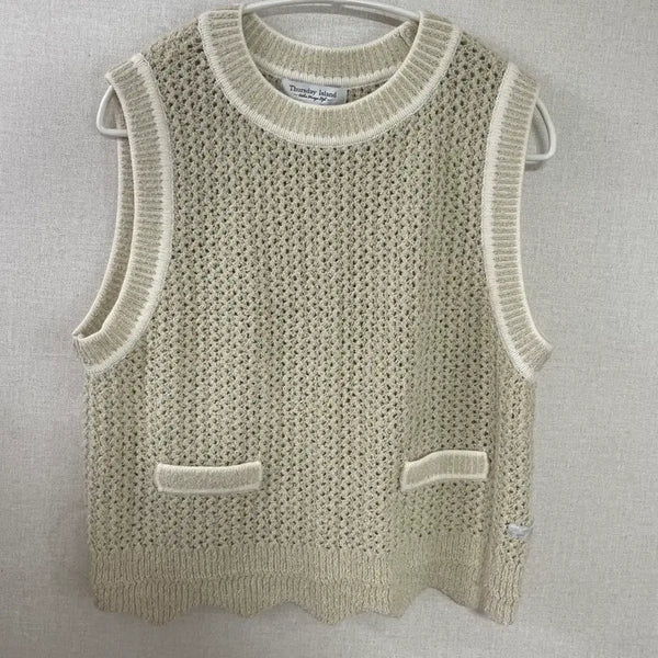 [BUNJANG] Thursday Island Knit Vest / 써스데이아일랜드 베스트 새제품