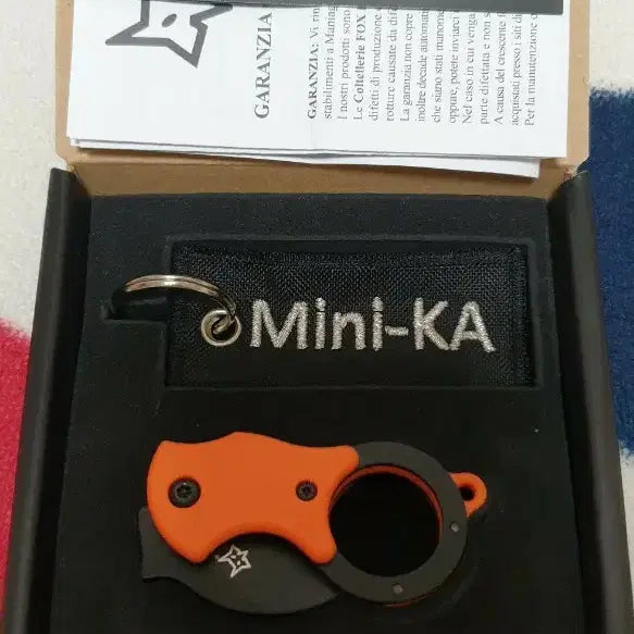 [BUNJANG] Fox Knives Mini-Ka Orange Folding Knife / 폭스 나이프 미니 카, 미니-카, fox knife mini-ka 오렌지