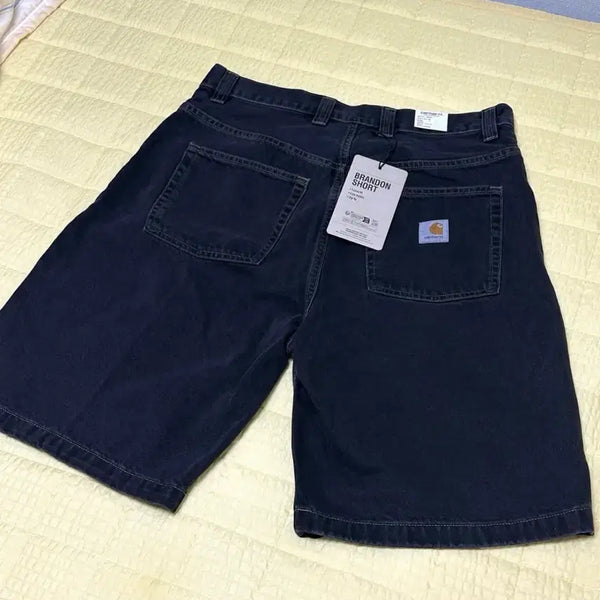 [BUNJANG] Carhartt WIP Brandon Short Pants Smith Black Stonewashed (M) / (M사이즈) 칼하트윕 브랜든 숏 팬츠 스미스 블랙 스톤워시드 판매