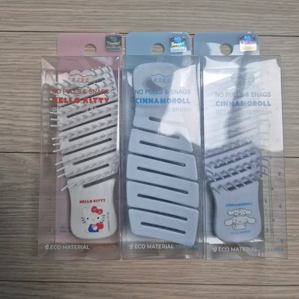 [BUNJANG] Sanrio Hello Kitty / Cinnamoroll Detangling Brush / 산리오 헬로키티/시나모롤 엉킴 방지 빗 디탱글 브러시