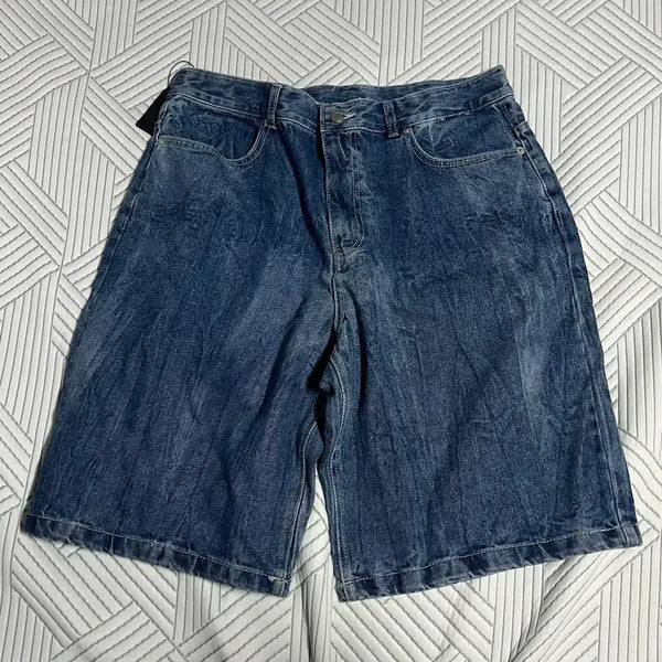 [BUNJANG] Az Carton Denim Shorts XXL Vintage Wash / 애즈카톤 데님반바지 XXL 데님 청바지 팬츠 빈티지 워싱