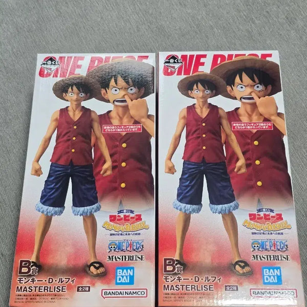 [BUNJANG] One Piece Ichiban Shoho Adventure's Memory B Prize Monkey D. Luffy Master Stars Piece Figures Set / 원피스 제일복권 모험의 기억 B상 2종 일괄 몽키 D