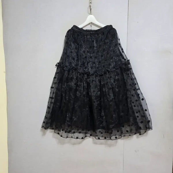 [BUNJANG] Sheer Fabric Long Skirt (Size F) / 노방소재 이쁜 롱스커트 F   n7200