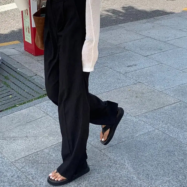 [BUNJANG] Wonlog CN Anorak Slacks (Black, Long L) / 원로그 씨엔 아노락 슬랙스(블랙, 롱기장L)