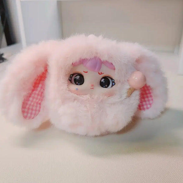 [BUNJANG] Baomei Wooden Monk's Bell Doll Pink Rabbit / 바오메이 목탁인형 핑크토끼