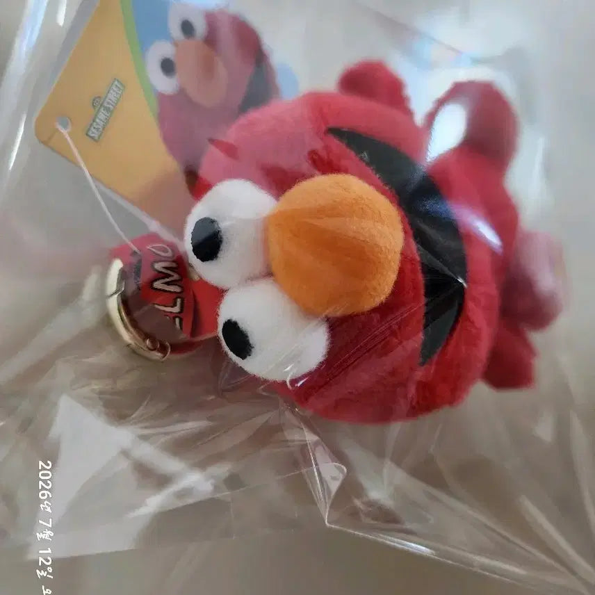 [BUNJANG] Sesame Street Elmo Keyring / 세서미 스트리트 엘모 키링 새상품