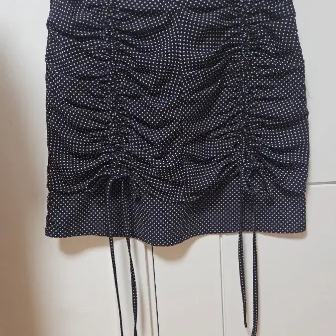 [BUNJANG] Margarine Fingers Dot Shirring Skirt / 마가린핑거스 도트 셔링 스커트