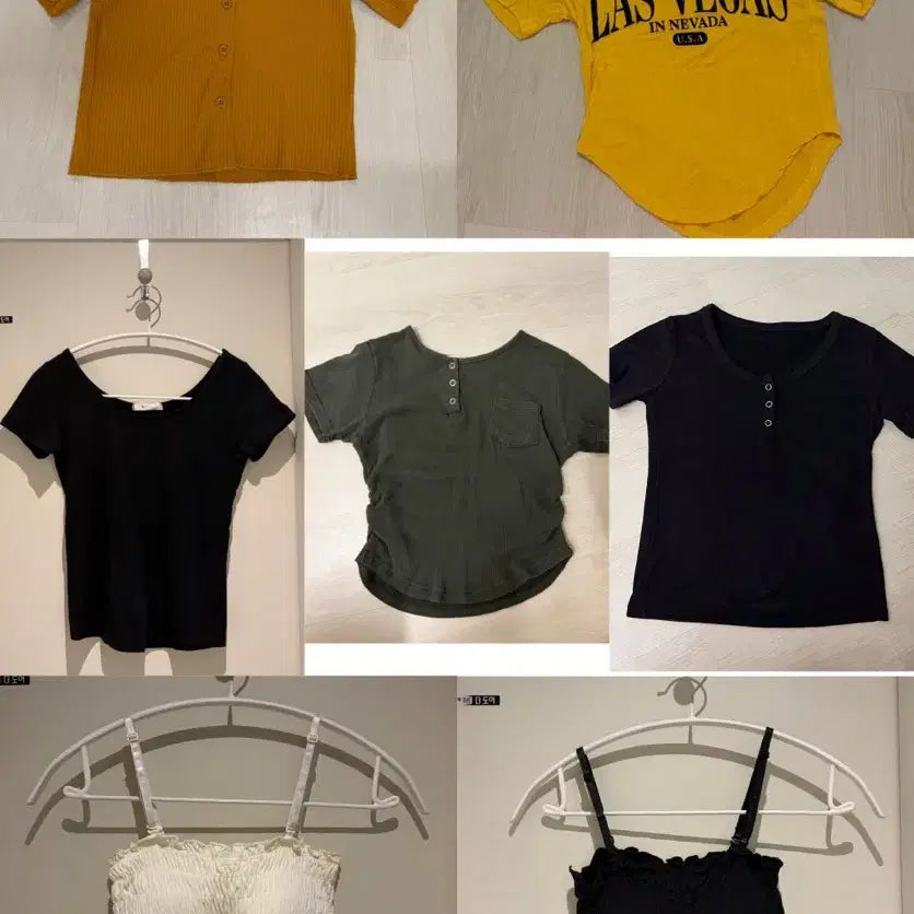 [BUNJANG] Women's Summer Crop Tops and T-shirts / 여성 여름옷 판매합니다!