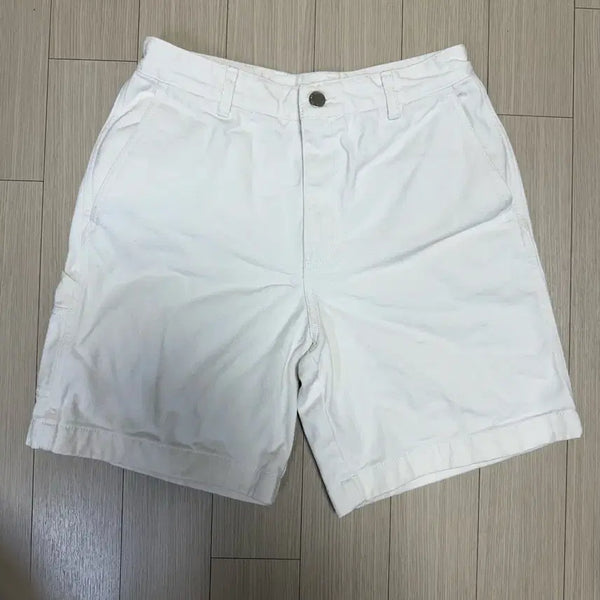 [BUNJANG] Solid Homme White Denim Shorts 46 / 솔리드옴므 데님 반바지 화이트 46