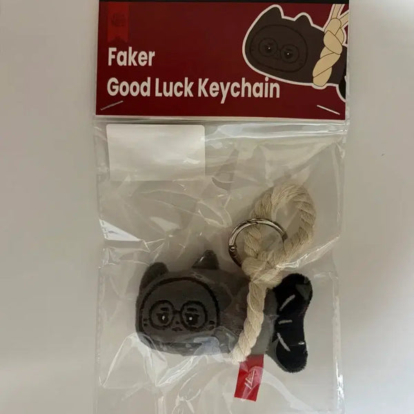 [BUNJANG] T1 Animal Friends Lucky Charm Keychain Faker / 티원 애니멀프렌즈 액막이 키링 페이커