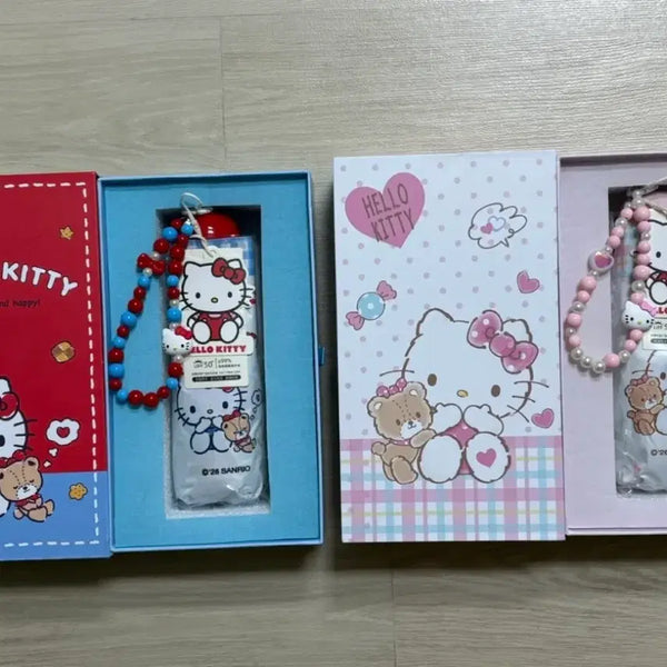 [BUNJANG] Sanrio Hello Kitty Portable Folding Umbrella Parasol UPF 50+ / 산리오 헬로키티 휴대용 접이식 UPF 50+ 우산 양산 우양산  새상품