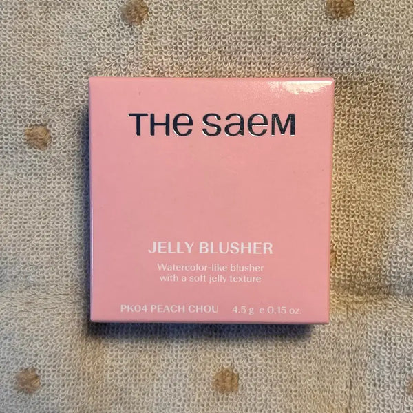 [BUNJANG] The Saem Jelly Blusher PK04 Peach Shoe / 더샘 젤리 블러셔 PK04 피치 슈