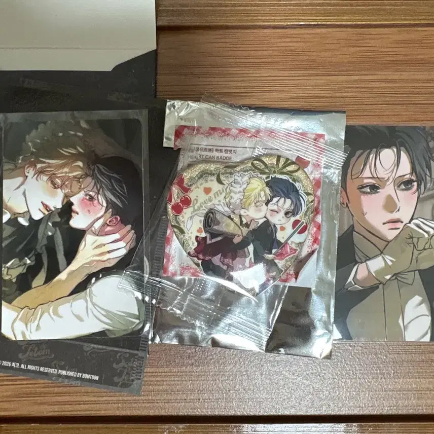 [BUNJANG] Le Bom Romantic Apocalypse Can Badge Photopack Photocard Bundle / 레봄 낭만묵시록 캔뱃지 포토팩 포토카드 일괄 살롱드르봉