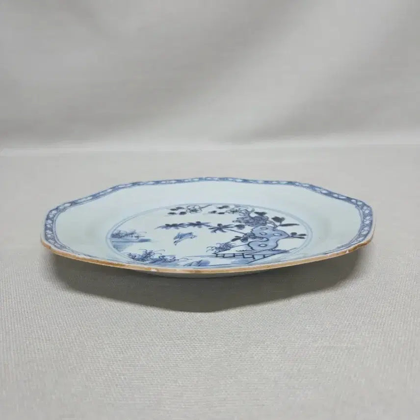 [BUNJANG] Qing Dynasty Blue and White Porcelain Plate / 중국도자기 청화반 청화 청대 접시
