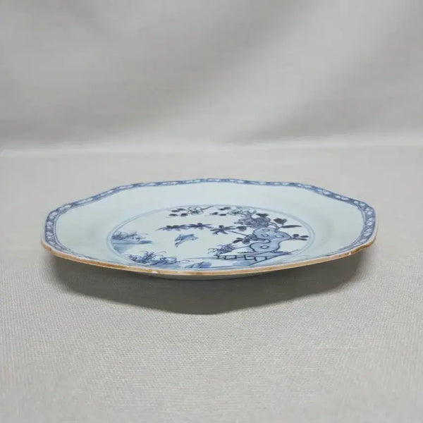 [BUNJANG] Qing Dynasty Blue and White Porcelain Plate / 중국도자기 청화반 청화 청대 접시