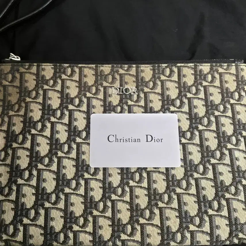 [BUNJANG] Dior Oblique Jacquard Clutch A5 / 디올 오블리크 클러치 a5