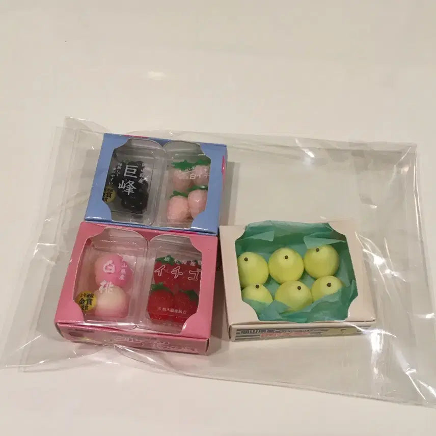 [BUNJANG] Squishy Fruit Gacha Set / 할인)단종 말랑말랑 과일 상자 가챠 일괄