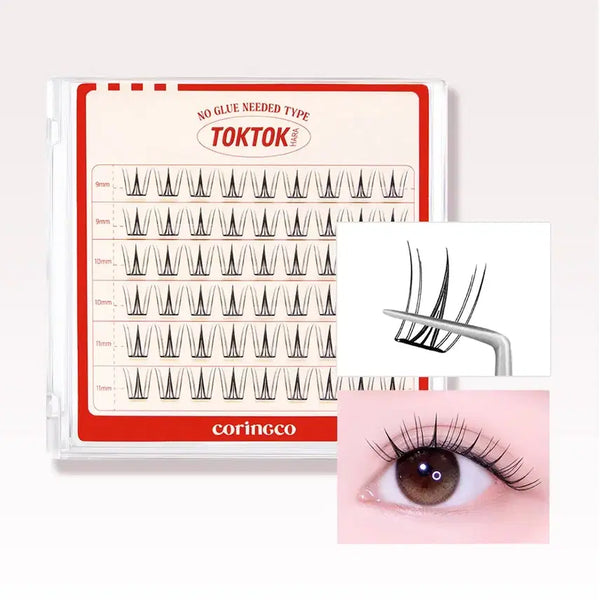 [BUNJANG] Corineco No-Glue Cherry Cock 11mm Eyelashes / [새상품] [오늘만!] 코링코 노글루 속눈썹 체리콕 11mm
