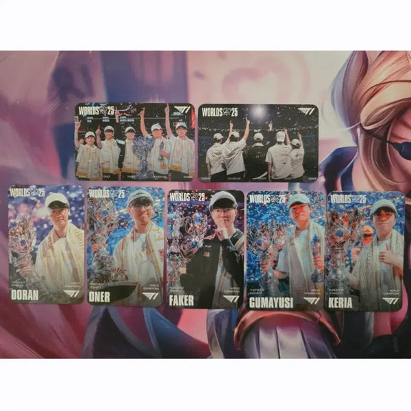 [BUNJANG] T1 World Championship Photocard Full Set / MSI T1 월즈 우승 포토카드 풀세트