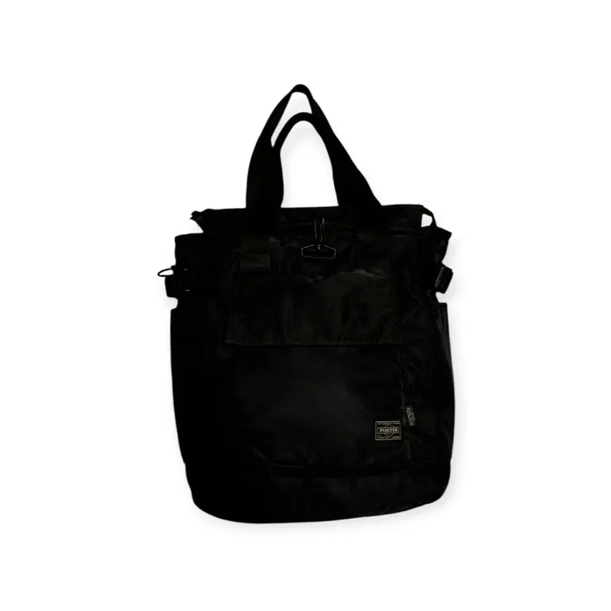[BUNJANG] Yoshida Porter 2-Way Helmet Bag Black Tote Bag / 요시다 포터 2WAY 헬멧백 블랙 토트백 일본빈티지 도쿄 헤리티지 유니섹