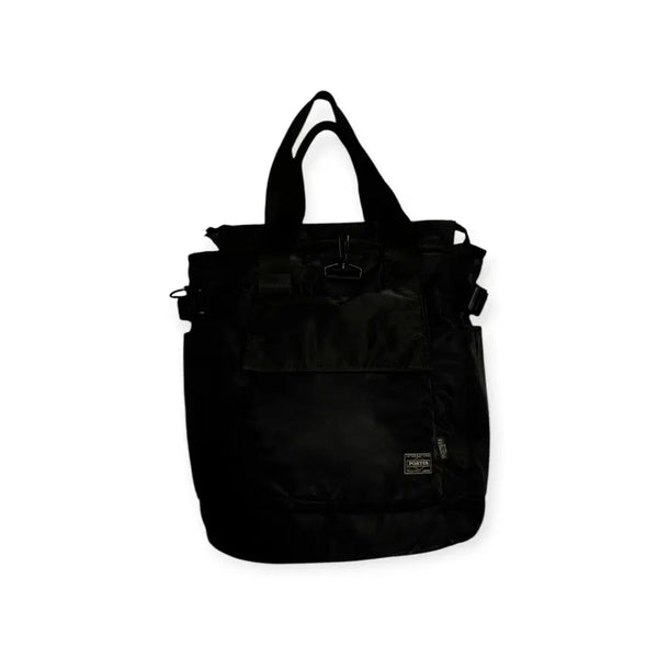 [BUNJANG] Yoshida Porter 2-Way Helmet Bag Black Tote Bag / 요시다 포터 2WAY 헬멧백 블랙 토트백 일본빈티지 도쿄 헤리티지 유니섹