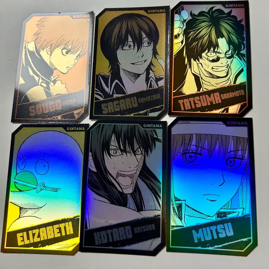 [BUNJANG] Gintama Jump Shop Original Drawing Photocard Set - Sougo, Yamazaki, Katsura, Elizabeth, Sakamoto / 은혼 점프샵 포토카드 원화 소고 야마자키 카츠라 엘리자베스 사카모토