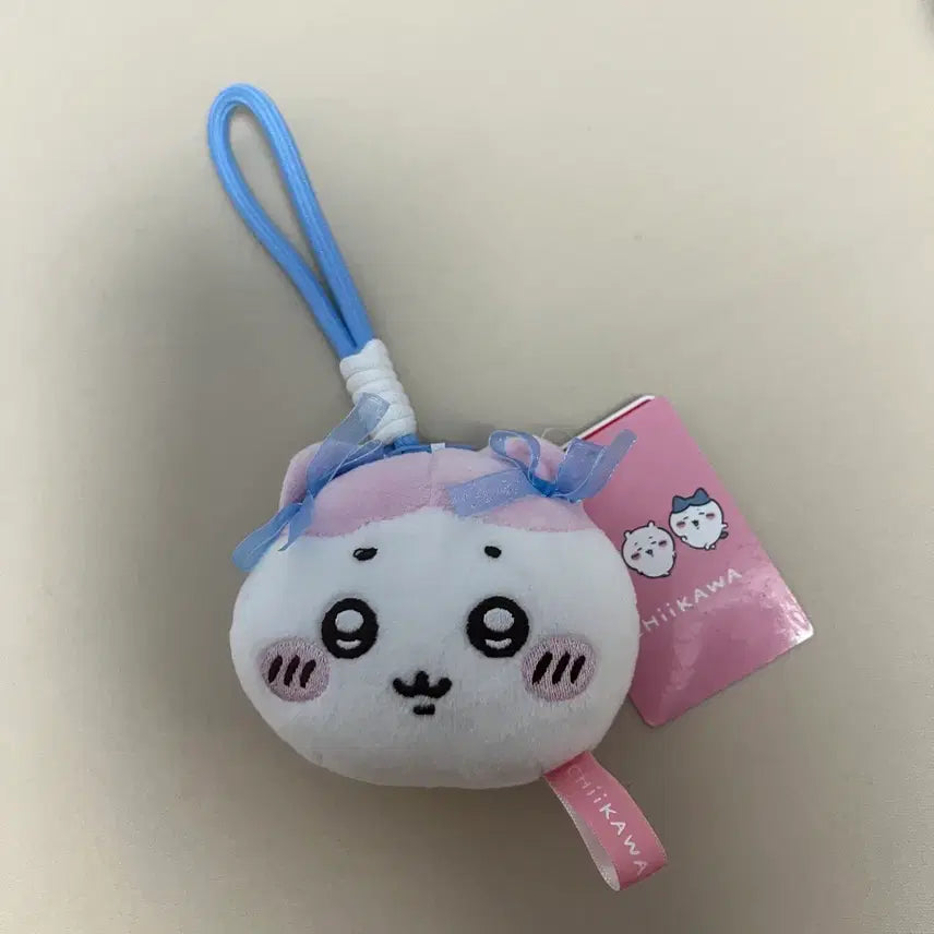 [BUNJANG] Monjakgu Face Ribbon Hachiware Keyring (New) / [새상품] 정품 먼작귀 페이스리본 하치와레 키링