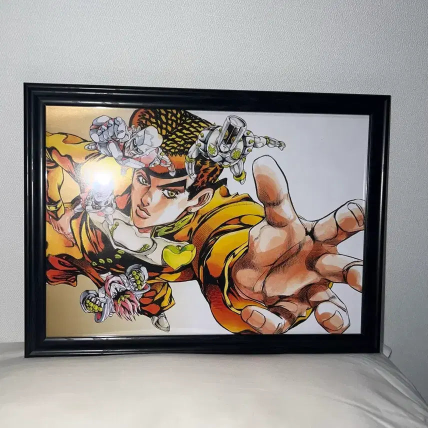[BUNJANG] JoJo's Bizarre Adventure Part 4 Josuke Original Art Framed Poster A4 / 죠죠 4부 죠스케 원화 포스터 액자