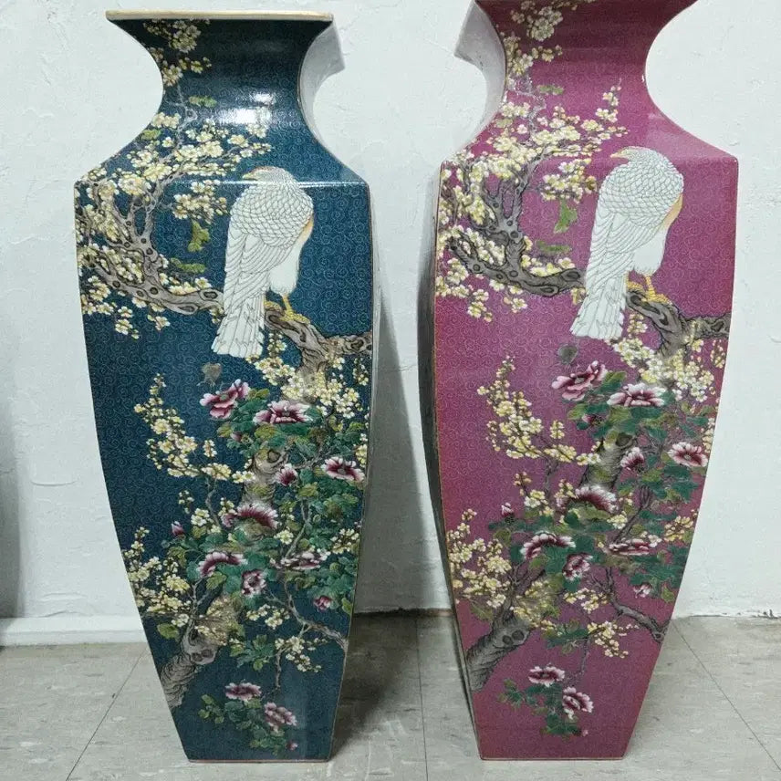 [BUNJANG] Chinese Enamel Porcelain Vase / 중국도자기 분채
