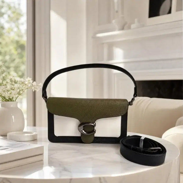 [BUNJANG] Coach Tabby Shoulder Bag 26 Colorblock Leather Bag / (정품 급처)코치 태비 숄더백 26 컬러블럭 가죽 가방
