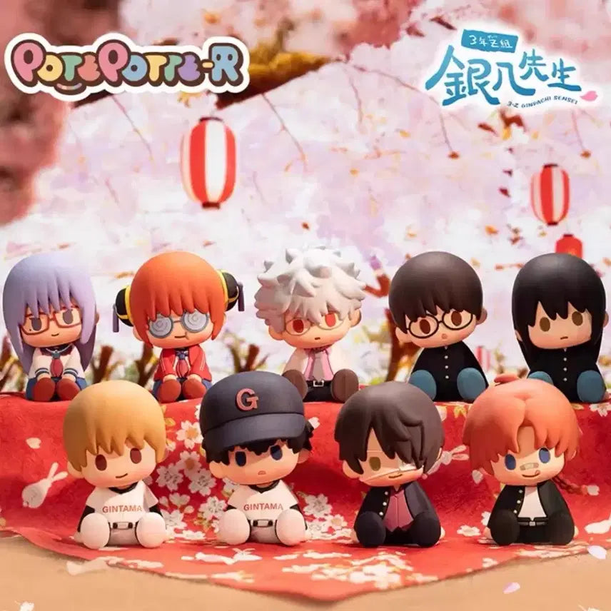 [BUNJANG] Gintama The Final Kintoki Kagura Hijikata Sougo Katsura Takasugi Kamui Figure Set / 은혼 삼젯 포테포테 긴토키 카구라 히지카타 소고 카츠라 타카스기 카무이