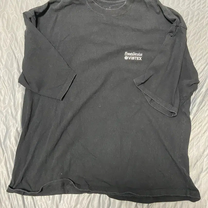 [BUNJANG] Fresh Service Vibtex T-Shirt Black / [L]Fresh service 프레쉬서비스 바이브텍스 티셔츠 블랙
