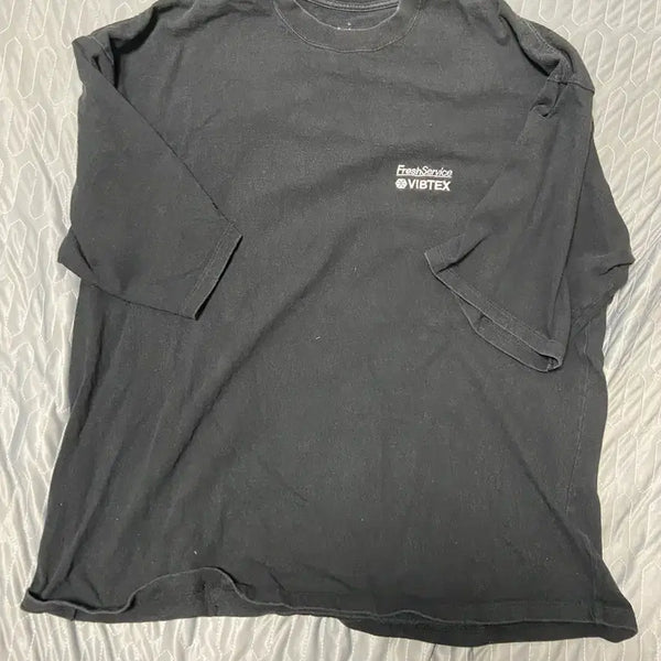[BUNJANG] Fresh Service Vibtex T-Shirt Black / [L]Fresh service 프레쉬서비스 바이브텍스 티셔츠 블랙