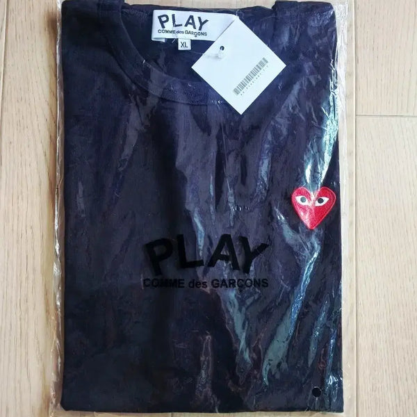 [BUNJANG] Comme des Garçons Play Heart Logo Short Sleeve T-shirt / 꼼데가르송 플레이 꼼데가르송 하트 로고 반팔티 S(새상품)
