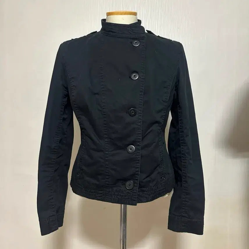 [BUNJANG] Vintage Napoleon Asymmetric Cotton Jacket / 빈티지 나폴레옹 비대칭 면 자켓